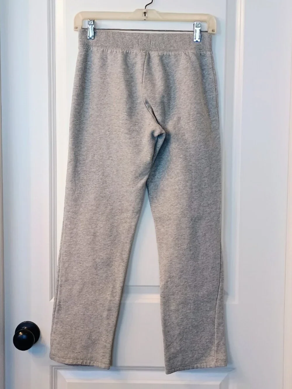 Children's Place Girls Size 14 XL Heather Gray Rainbow Glitter Star Sweatpant